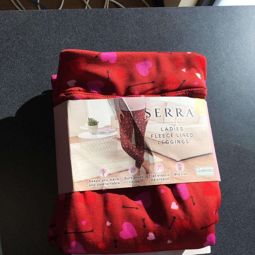 New Fleeced Arrows & Hearts Leggings